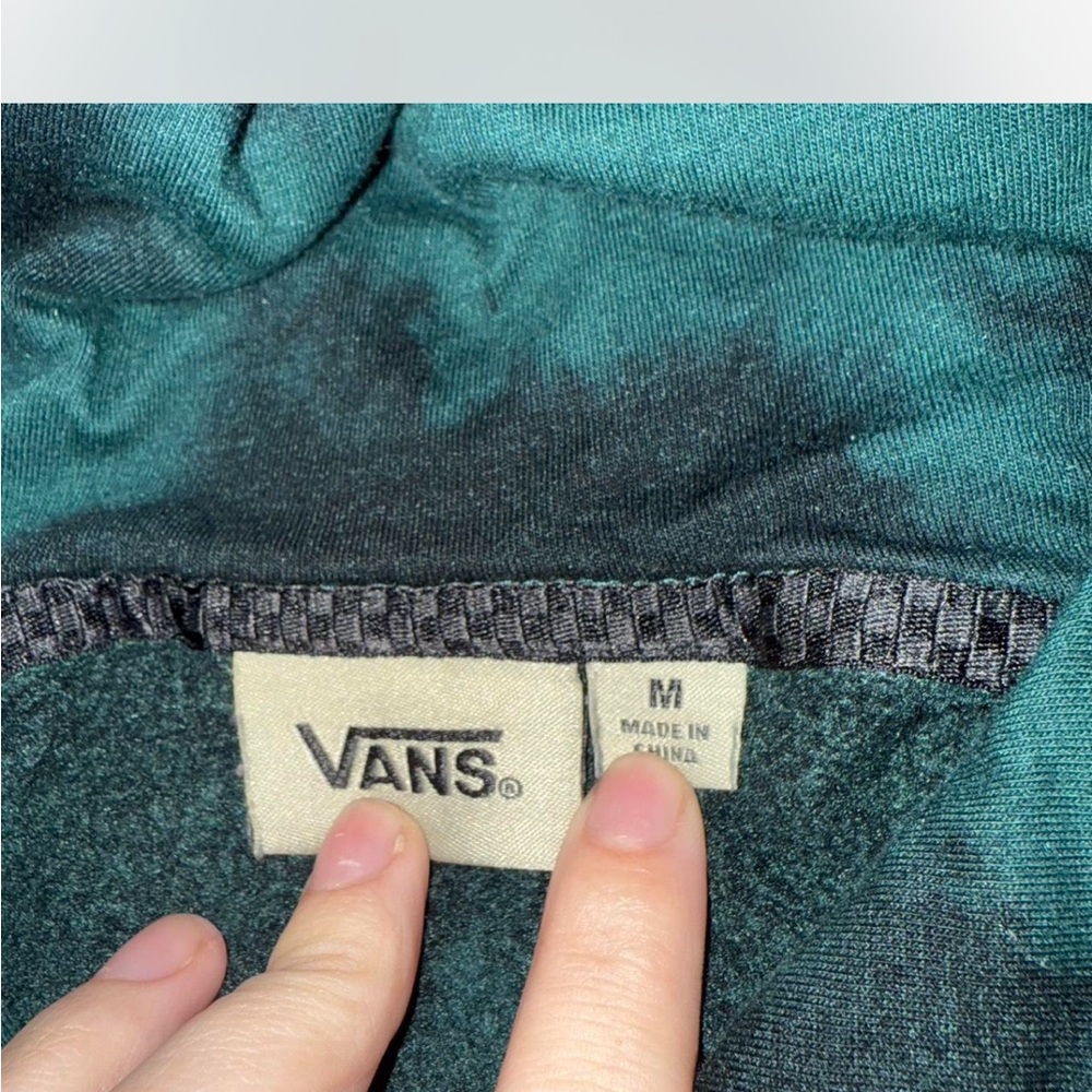 Vans Green and Black Tie-Dye Sweater - Picture 3 of 3